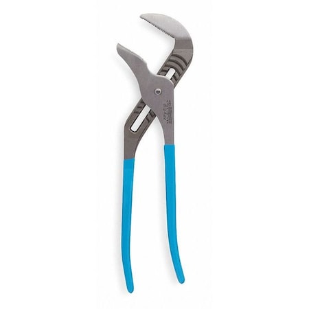 20 1/4 in Bigazz Straight Jaw Tongue and Groove Plier, Serrated