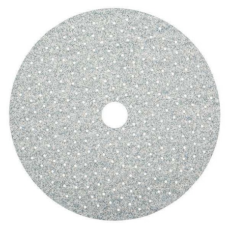 Hook-and-Loop Sanding Disc, 5" Dia, Multi-Hole, Ceramic Alumina, P120 Grit, Coated Type