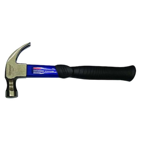 Claw Hammer,16 Oz,Smooth,Fiberglass