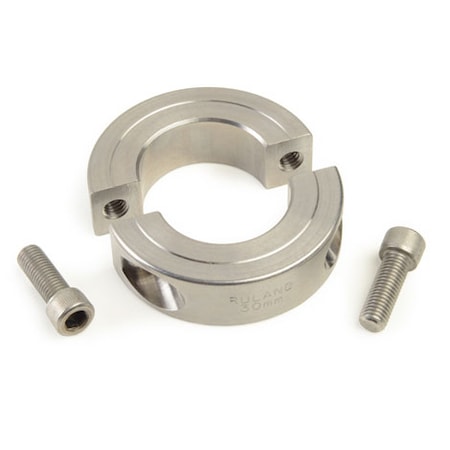 Shaft Collar,1pc Clamp,Bore 24mm,OD45mm,316 Stainless Steel,MSP-26-ST