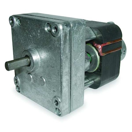 AC Gearmotor, 15 in-lb Max. Torque, 20 RPM Nameplate RPM, 115V AC Voltage, 1 Phase