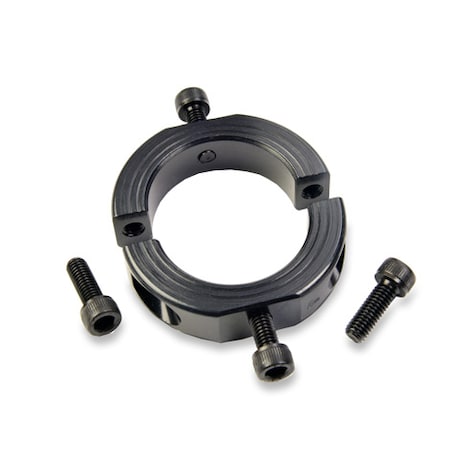 Mountable Collar, 2pc Clamp, Bore 0.6250", Steel, OD 34mm