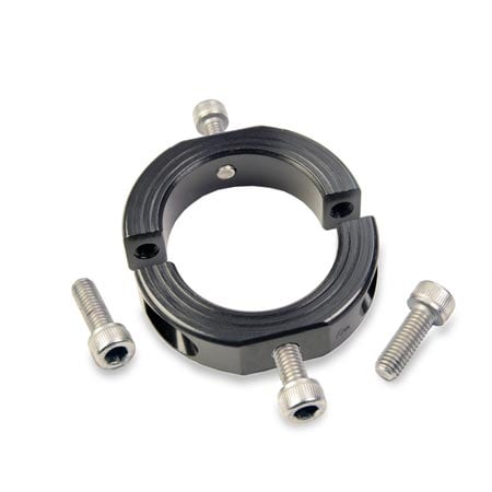 Mountable Collar, 2pc Clamp, Bore 1.0000", Anod Aluminum, OD 45mm