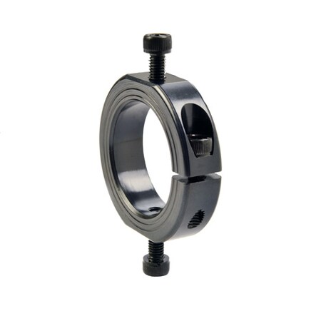 Mountable Collar, 1pc Clamp, Bore 0.6250", Steel, OD 34mm