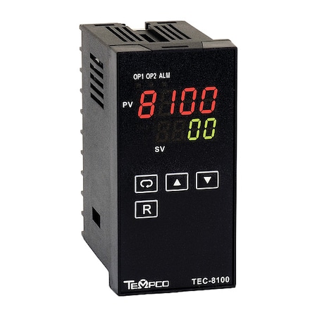 Temp Controller, Prog, 90-250V, Relay2A