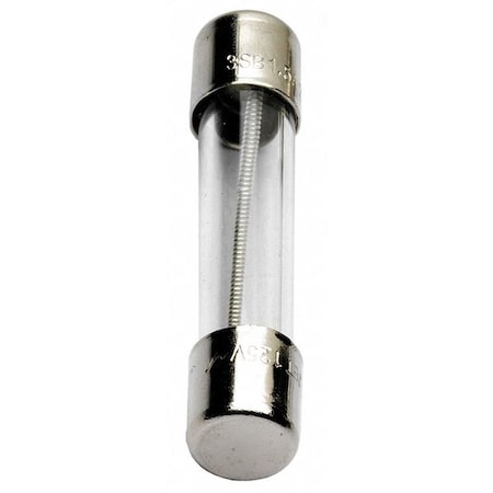 Glass Fuse, 3A, 100A at 250V AC, 10kA at 125V AC, 5 PK