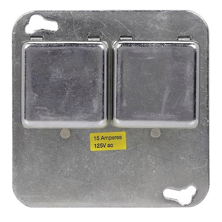 Plug Fuse Box, 15A Amp Range, 125V AC Volt Rating