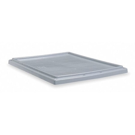 Plastic Lid, 11 in W, Gray
