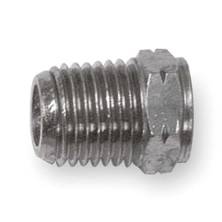 Reducing Bushing Nickel Plated Brass Reducing Bushing, 1/4 in Male NPT X 1/8 in Female NPT