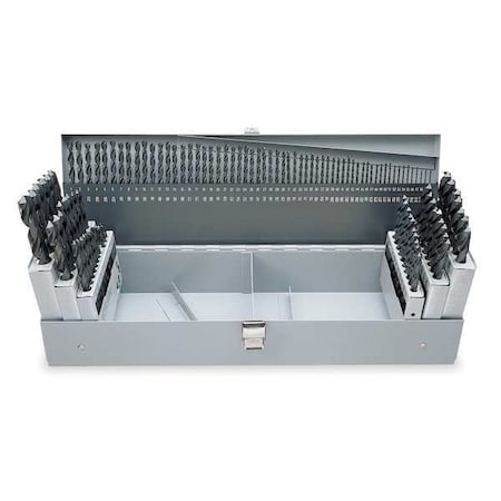 115PC 118 Deg General Purpose Jobber Length Drill Set Cle-Line 1899 Oxide HSS 1/16-1/2, A-Z,N1-No 60