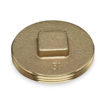 Cleanout Plug,2 In,Brass