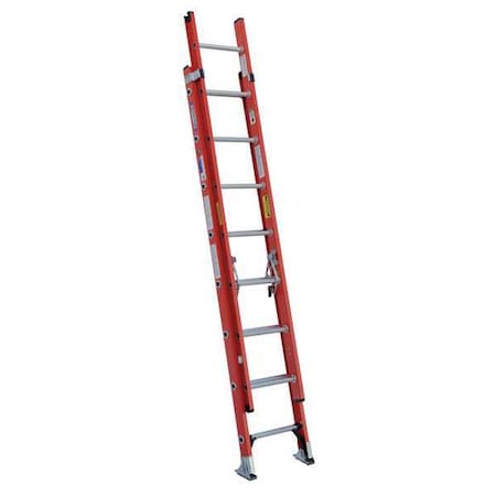 16 ft Fiberglass Extension Ladder, 300 lb Load Capacity