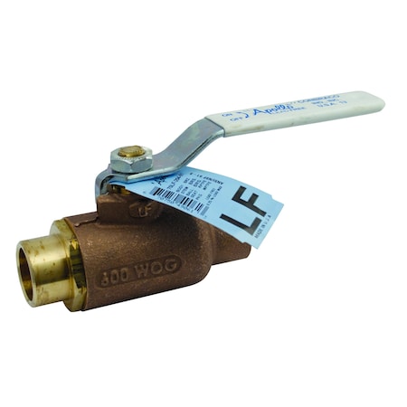 1" Sweat Bronze Ball Valve Inline