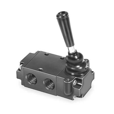 Manual Air Control Valve,3-Way,1/4In NPT