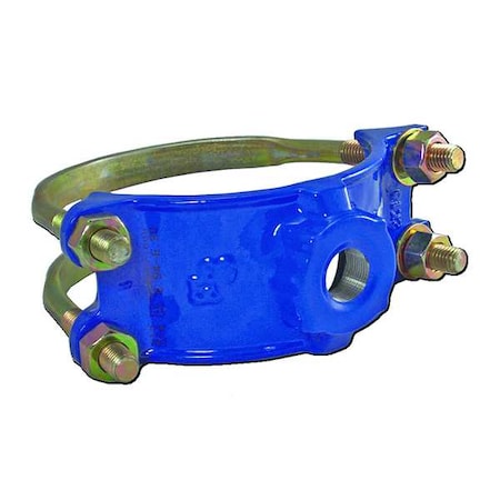 Saddle Clamp,Double Bale,4 In,3/4 Outlet