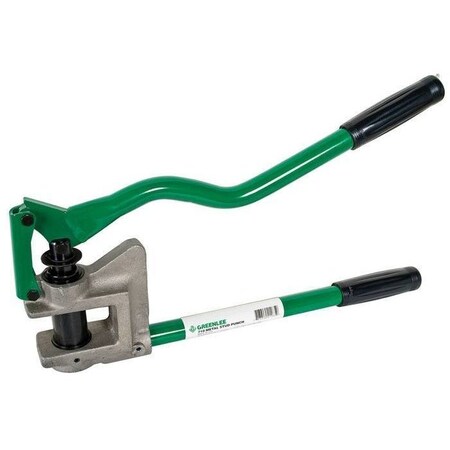 Metal Stud Punch, 1 11/32 in, 20 ga Steel Studs, Aluminum Head, Contoured Handle Design, Self-Stripping Design