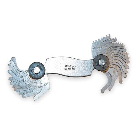 Screw Pitch Gage,0.25 to 2.5mm