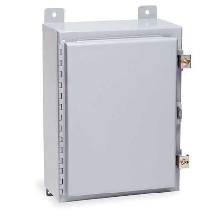 Padlockable Hasp Electrical Enclosures, 20 in H, 8 in D, 20 in W, 12, 13, Steel