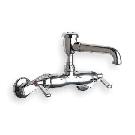 Faucet, Lever, 1/2" FNPT, 2, Cast Brass, Yes