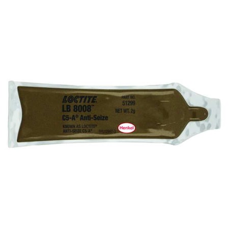 General Purpose Anti-Seize, Copper Base, .0705 oz, Pouch, LB 8008, C5-A