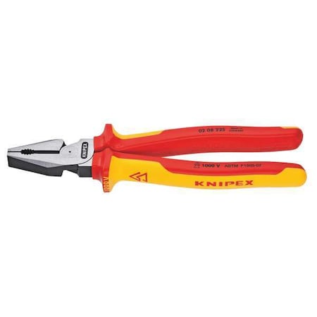 9 in Linemans Plier High Leverage, Steel