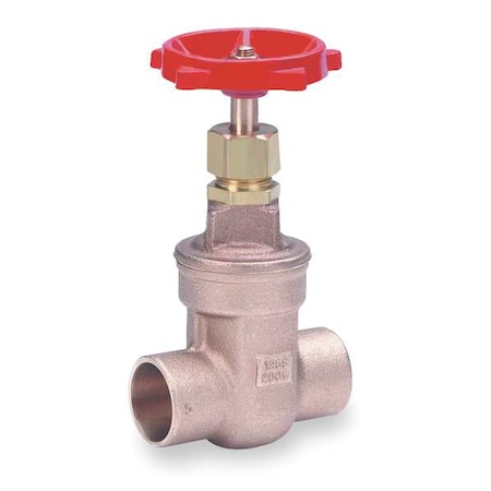 Gate Valve,Class 125,1/2 In.,Bronze