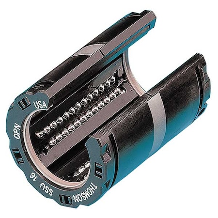 Ball Bushing Bearing,Open,Bore .750 In