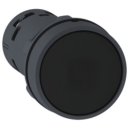 Push-Button, 22 mm, Black