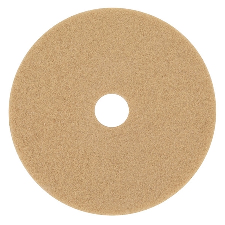 Burnishing Pad,27 In,Tan,PK5