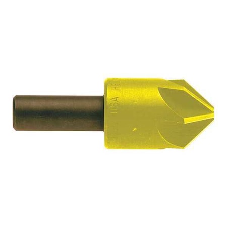 Countersink,6 FL,90 Deg,3/4,Cobalt,TiN