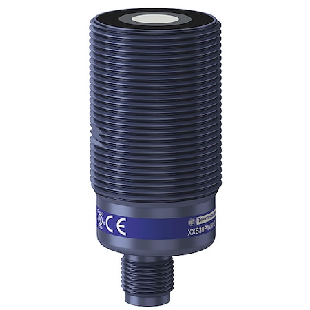 Cylindrical Ultrasonic Sensor, PBT, M12