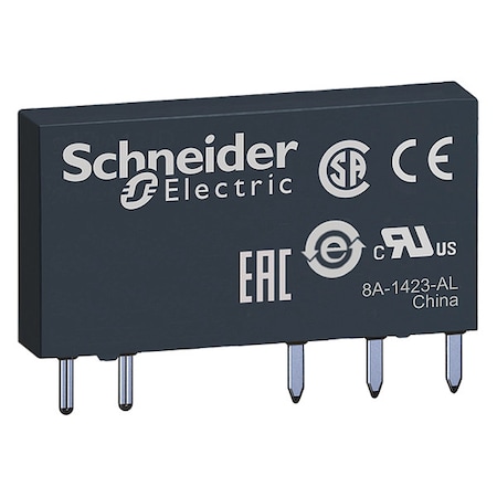 PCB, Socket, Slim Plug-In Relay, Square, 6 A, 5, Plug-in