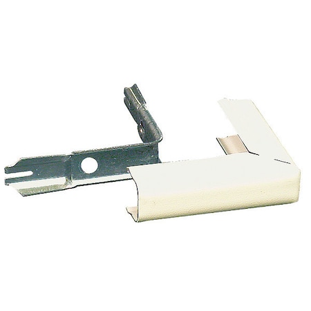External Elbow Raceway, 700 Series, 1 Channel, 3/4 in W, 0.66 in H, 2-3/4 in L, Ivory
