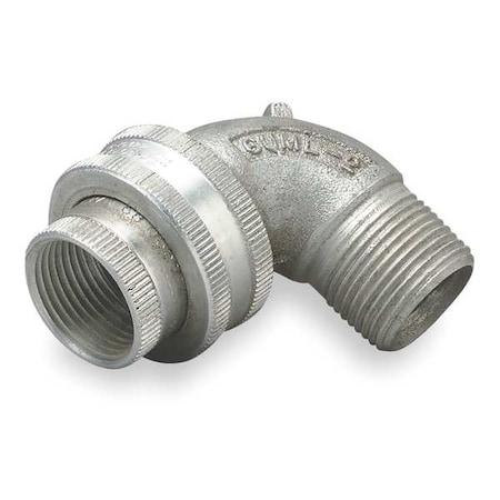 IMC Union, 3/4 in, Threaded, Steel, Electro Zinc Plated, Gray