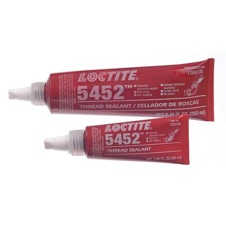 Thread Sealant 1.69 fl oz, Tube, 5452, Purple, Liquid