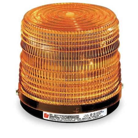 Warning Light,Strobe Tube,Amber,120VAC