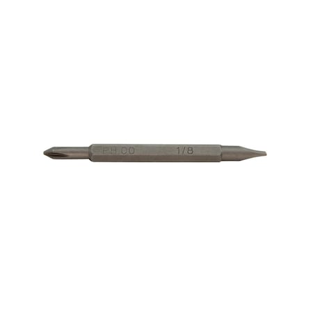 Bits, 4-in-1 Electronics, PH 00, SLTD 1/8-Inch,PK2