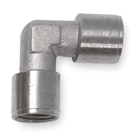 90 Degrees Elbow Nickel Plated Brass Female Elbow, 1/2 in Female NPT X 1/2 in Female NPT