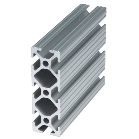 Extrusion, T-Slotted, 10S, 72" L, 1" W