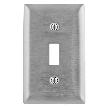 Toggle Jumbo Switch Wall Plates, Number of Gangs: 1 Stainless Steel, Brushed Finish
