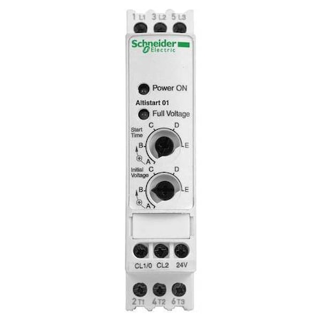Soft Start,110-460VAC,6A,1 or 3-Phase