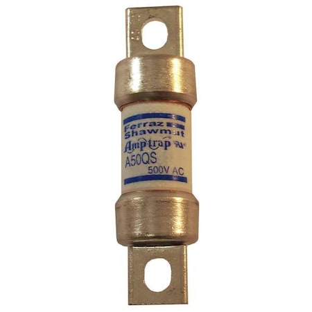 Semiconductor Fuse, 75A, Fast-Acting, 500V AC, Bolt-On