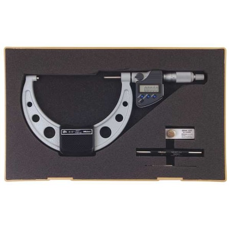 Digital Micrometer,Outside,4 to 5",SPC