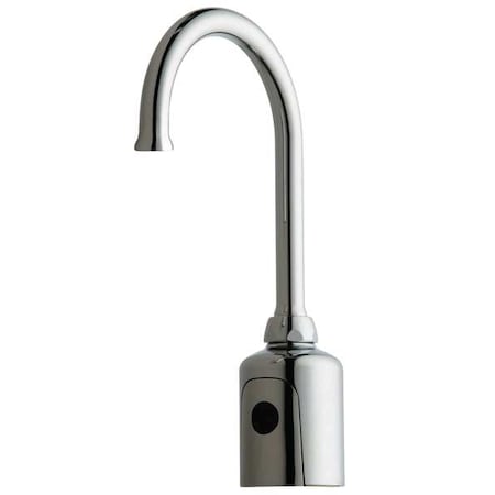Gooseneck Faucet, Sensor, 0.25gpc, Brass