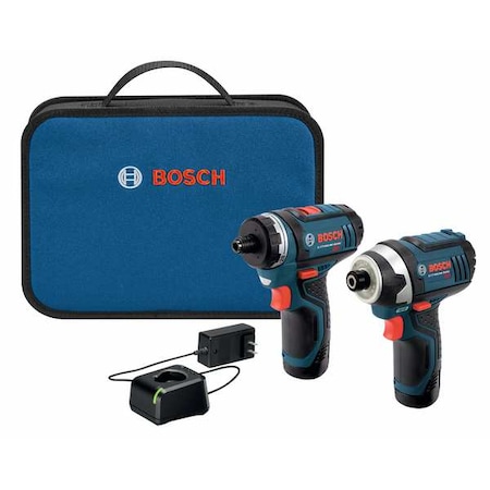 12V 2-Tool Driver Combo Kit with Two-Speed Pocket Driver and Impact Driver