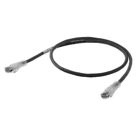 Ethernet Cable,Cat 6,Black,5 ft.