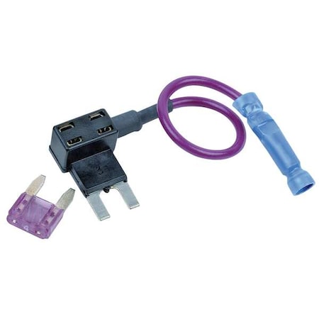 Dual Fuse Holder,Black, Red,Copper