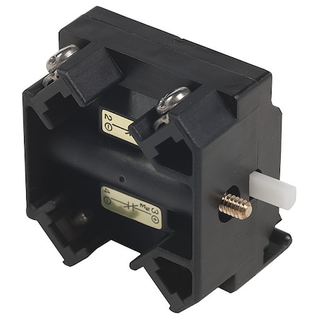 Contact Block, Black, 2NO, 30 mm