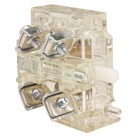 Contact Block, Clear, SPDT, 30 mm