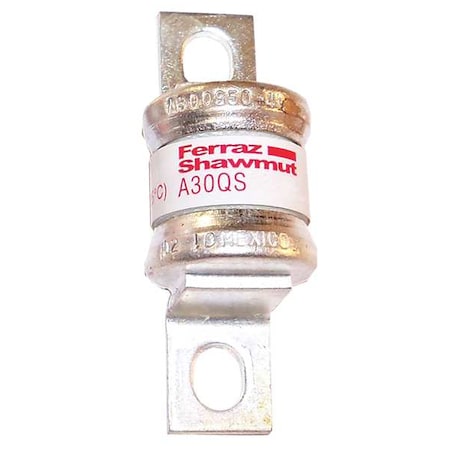 Semiconductor Fuse, 50A, Fast-Acting, 300V AC, Bolt-On